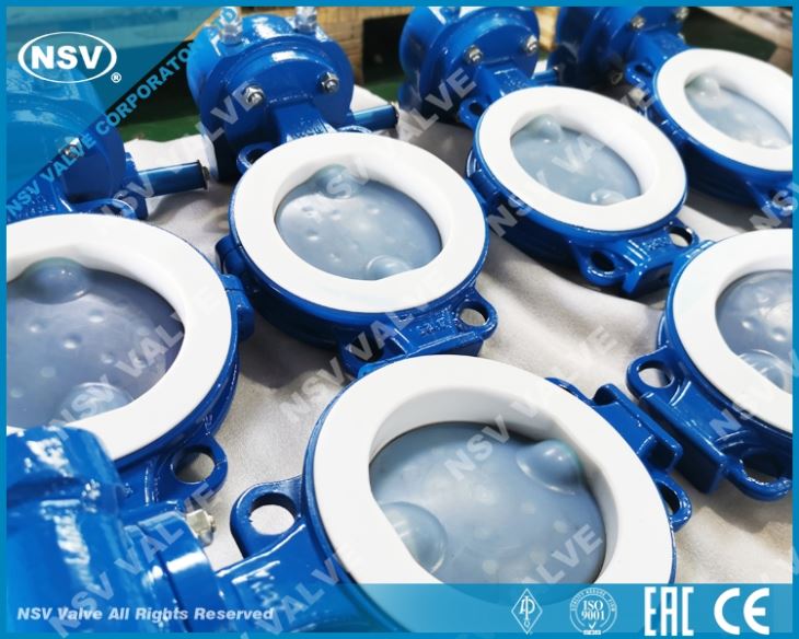 PTFE Lined Carbon Steel Butterfly Valve